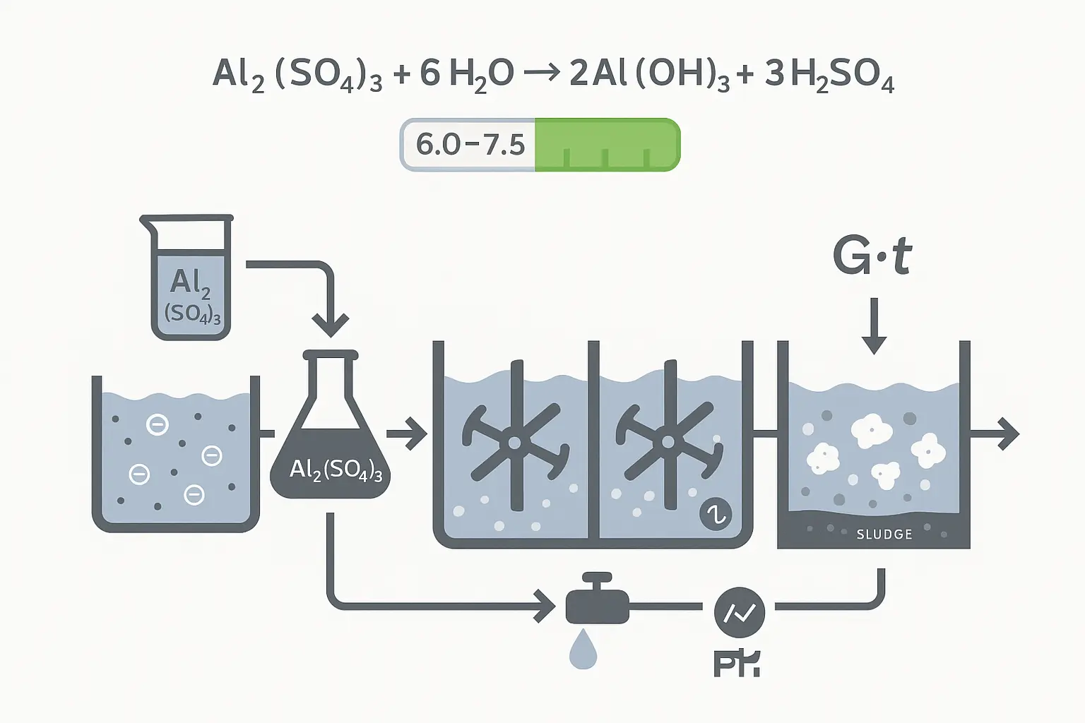 بهینه‌سازی لخته‌سازی با آلوم