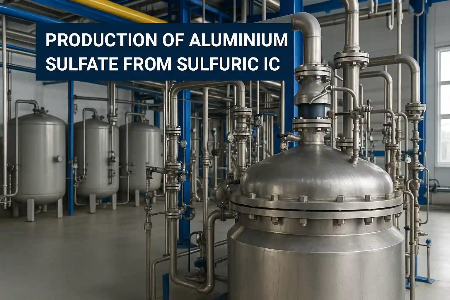 روش‌های تولید سولفات آلومینیوم.