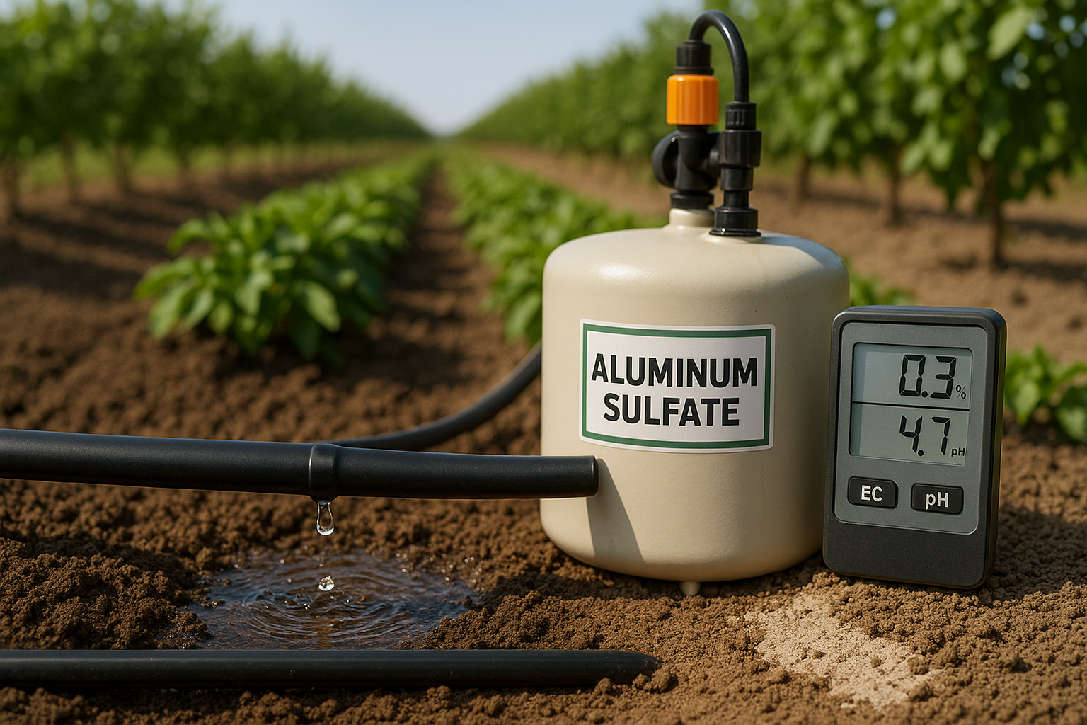 مقدار مصرف و روش کاربرد سولفات آلومینیوم در محصولات کشاورزی