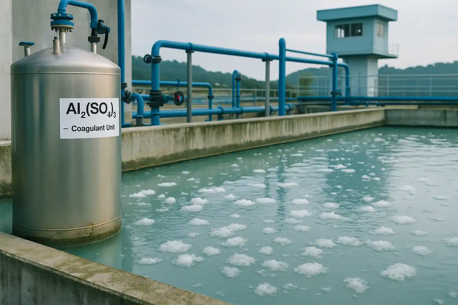 کاربرد سولفات آلومینیوم در تصفیه آب آشامیدنی و فاضلاب