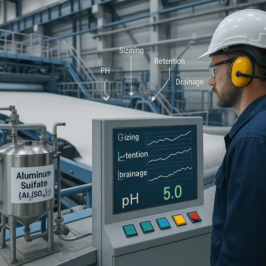 کاربرد سولفات آلومینیوم در صنعت کاغذسازی