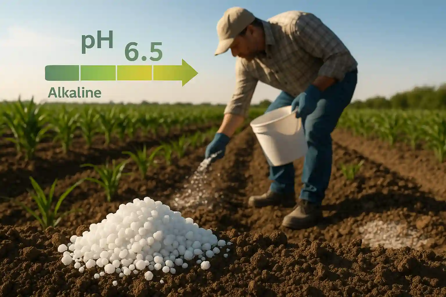 کاربرد سولفات آلومینیوم در کشاورزی؛ اصلاح خاک، کاهش pH و بهبود جذب عناصر غذایی